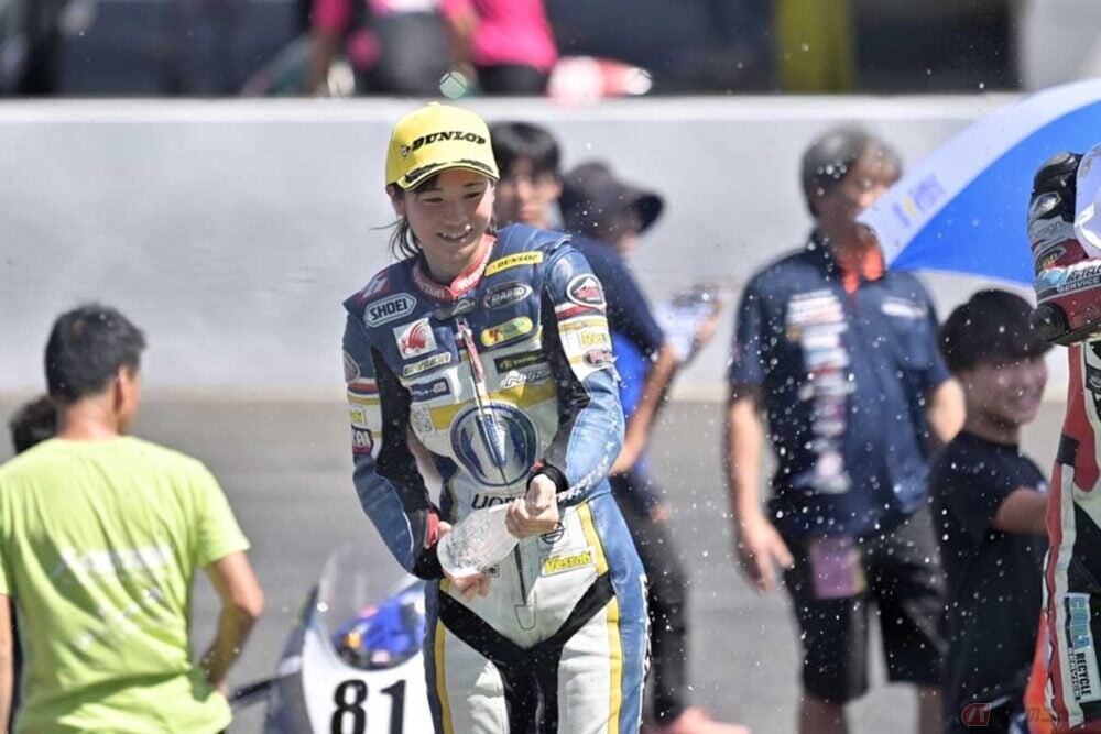「トップ争いをしている女性ライダーがいる」　JP250クラスを走る中原美海「目の前の1戦1戦を大事に走りたい」