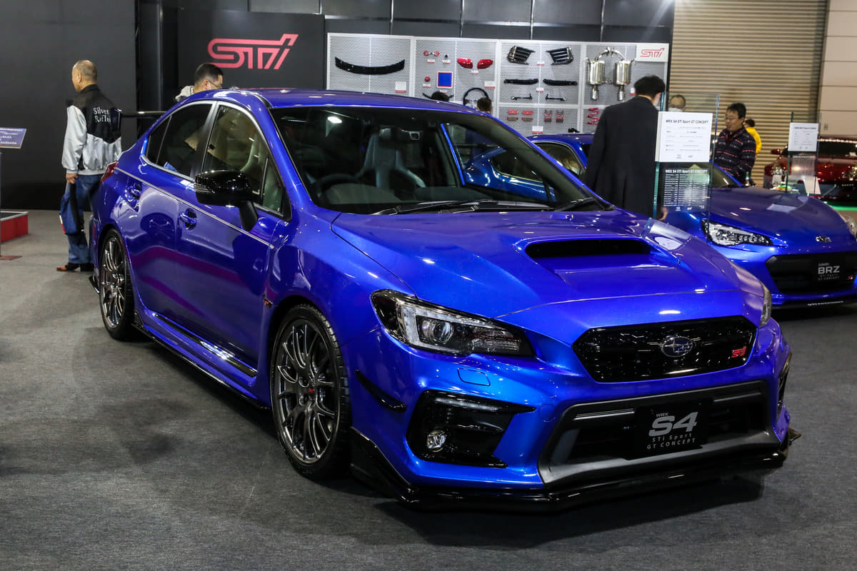 スバル車の象徴 青いボディカラー が第3世代へ Sti Sportコンセプトに込められた想いとは 大阪オートメッセ Auto Messe Web 自動車情報サイト 新車 中古車 Carview