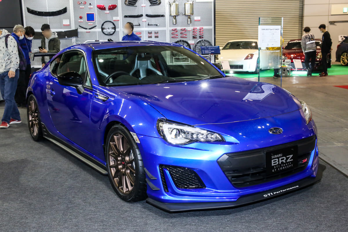 スバル車の象徴 青いボディカラー が第3世代へ Sti Sportコンセプトに込められた想いとは 大阪オートメッセ Auto Messe Web の写真 自動車情報サイト 新車 中古車 Carview