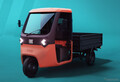 フィアット初の3輪EV『TRIS』発表、ラストマイル配送向けに開発