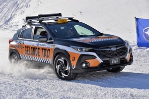 雪上無敵の走り！…5年ぶり開催の「SUBARU ゲレンデタクシー2025」