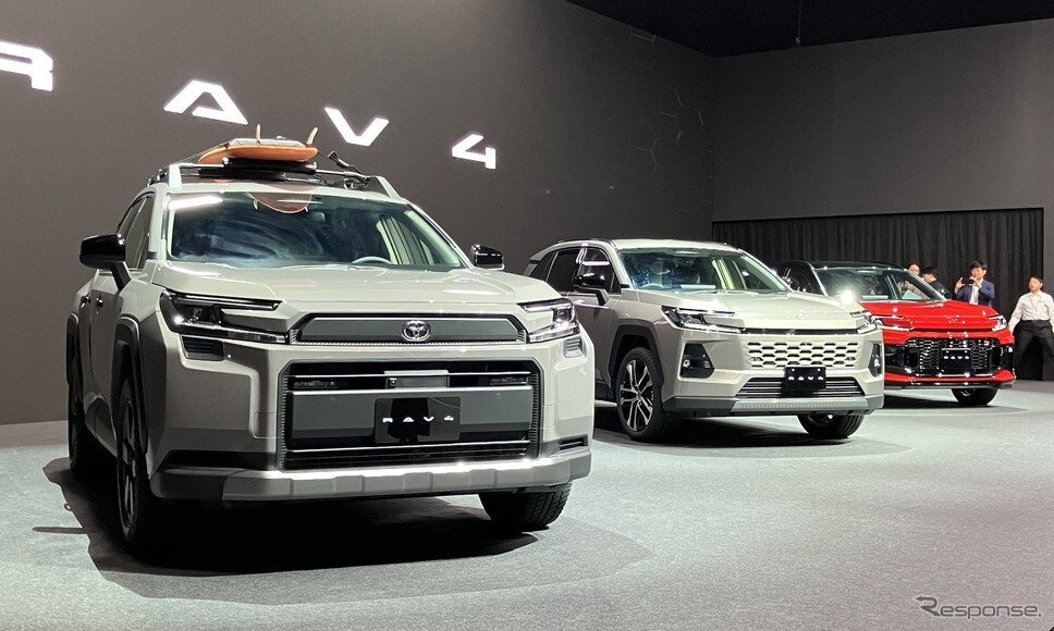 トヨタ『RAV4』新型を世界初公開、3つのスタイルで進化　日本発売は2025年度中