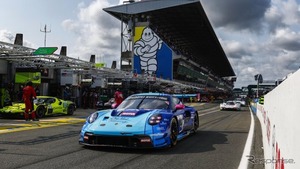 ブラッド・ピット主演『F1 ザ・ムービー』仕様のポルシェがルマン24時間を走った