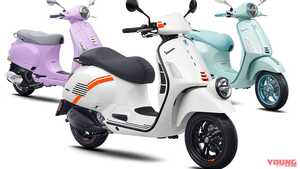 ベスパの2025年モデル・7機種にニューカラー＆グラフィックを導入、5/24発売