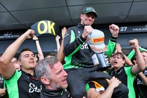 37歳ヒュルケンベルグが、最後尾からF1初表彰台「ハミルトンのファンには悪いけど、今日は僕の日だ！」