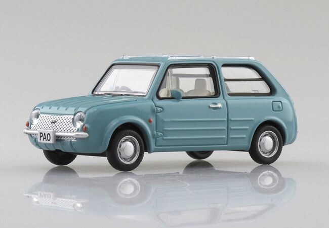 1989年に登場した日産パオがカプセルトイで復活！AOSHIMA 1/64 Nissan PAO コレクション発売