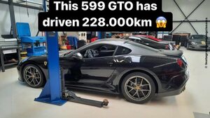 【マジか？】この「フェラーリ 599GTO」の走行距離？たったの約23万kmです！アンビリーバボー！