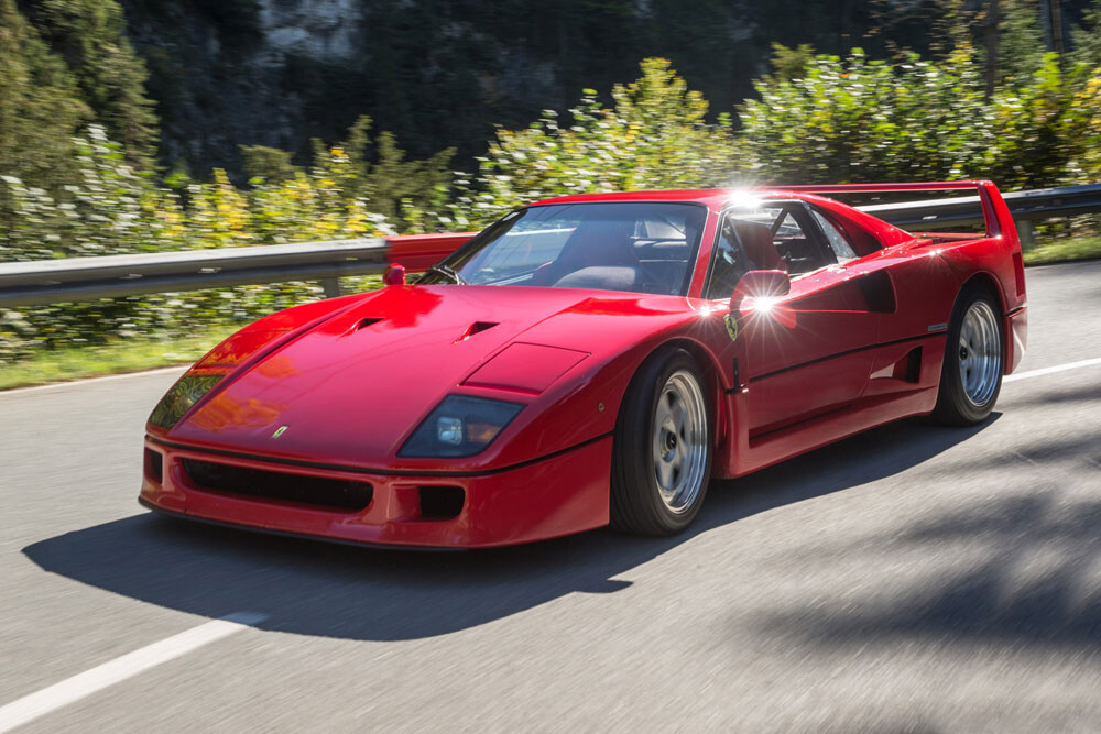 【ベルガー所有】フェラーリF40、オークションに出品　予想落札額は1.2億円オーバー　F1ファンも歓喜？