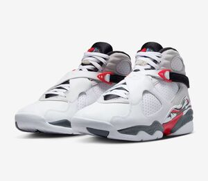 「エア ジョーダン 8 “White and True Red”」は、鮮やかなブルーのジャンプマンが光る！──GQ新着スニーカー