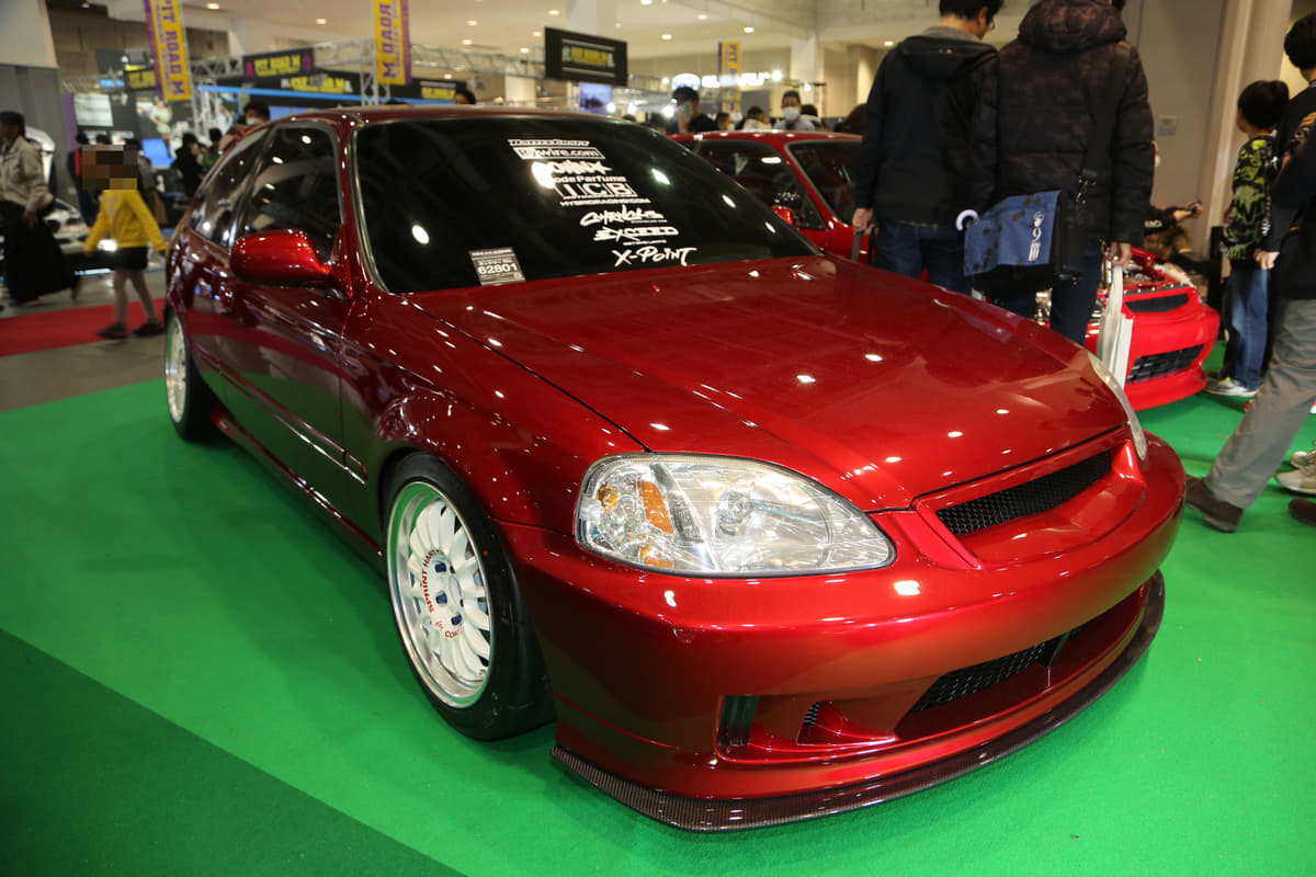 これぞ大阪魂 旧世代 ホンダ シビック はまだまだ健在 オートメッセで見た関西流チューニングのいま Auto Messe Web 自動車情報サイト 新車 中古車 Carview