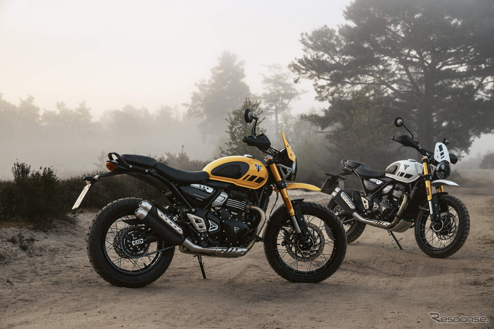 オフロード走破性を高めた新型トライアンフ『スクランブラー400XC』が9月発売、94万9000円から