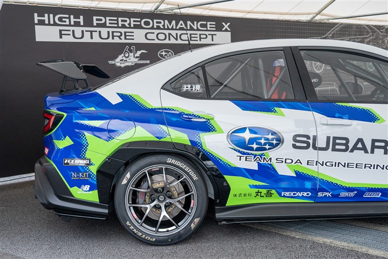【WRX S4ではありません!?】スバルが公開した謎の4ドアセダンの正体とは？【S耐富士24hレース】