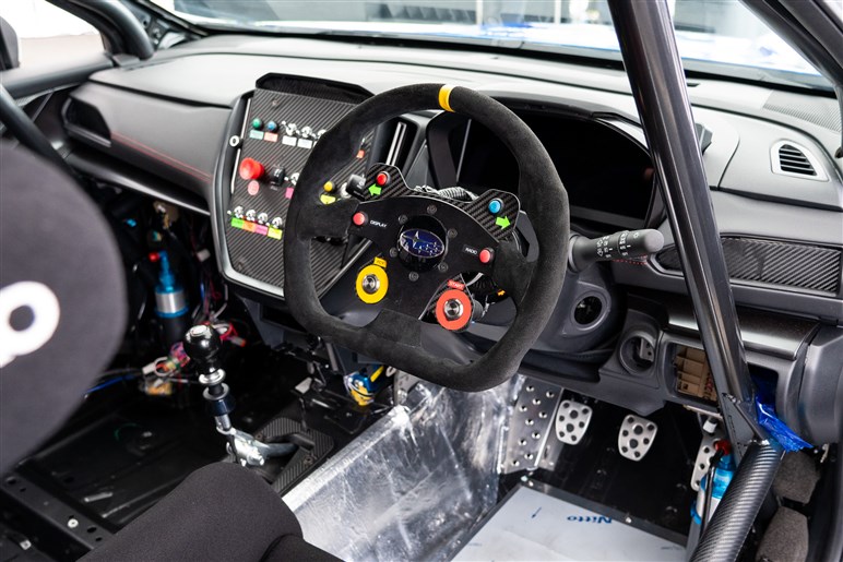 【WRX S4ではありません!?】スバルが公開した謎の4ドアセダンの正体とは？【S耐富士24hレース】