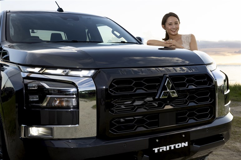 三菱自動車トライトンは海のゴミ拾いに情熱を燃やす女性ダイバーのバディ! 強さと優しさで“想い”に応える  
