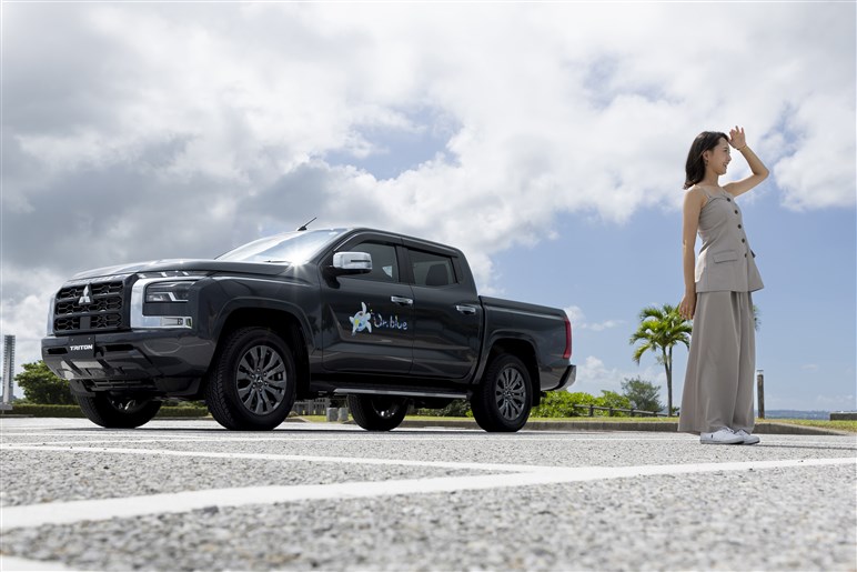 三菱自動車トライトンは海のゴミ拾いに情熱を燃やす女性ダイバーのバディ! 強さと優しさで“想い”に応える  