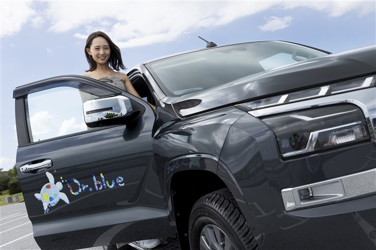 三菱自動車トライトンは海のゴミ拾いに情熱を燃やす女性ダイバーのバディ! 強さと優しさで“想い”に応える  