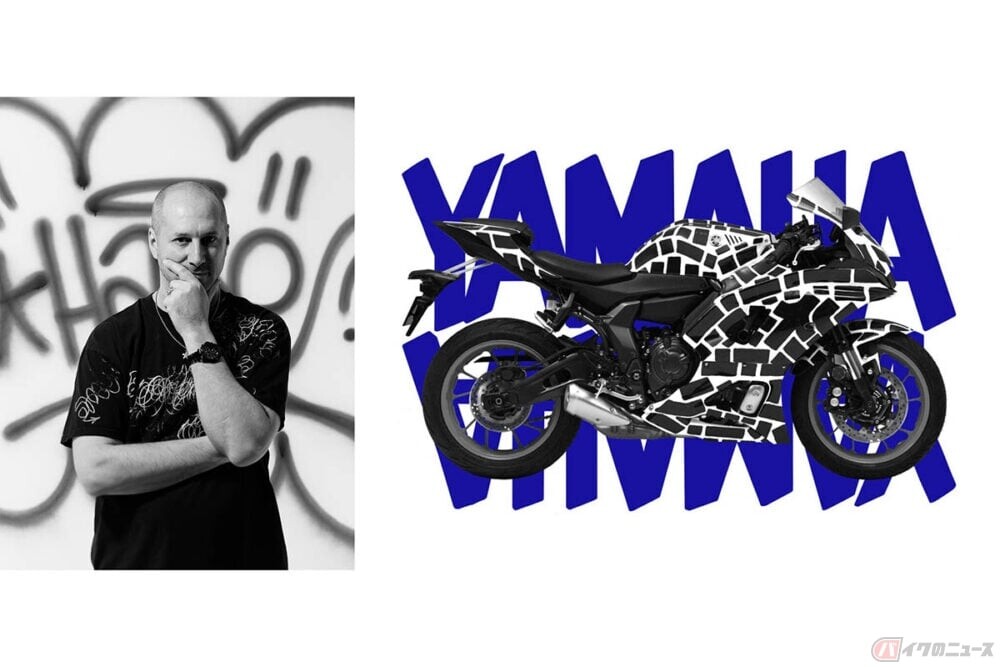 超絶アーティスティックなヤマハ「YZF-R7 TEE 2025」 浜松の老舗バイクメーカーとニューヨークのアーティストがコラボ 共同制作Tシャツを販売