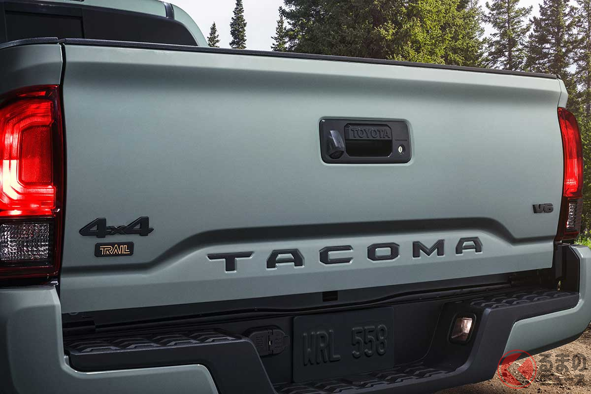 5m級巨大トヨタ車 新型「タコマ」登場！ V6搭載・2つの迫力顔で北米らしいブチ上げ存在感！