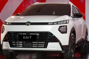 日産新型「コンパクトSUV」世界初公開！ 全長4.3m級ボディ×ひろびろ荷室採用!? 「カイト」ブラジルで発表