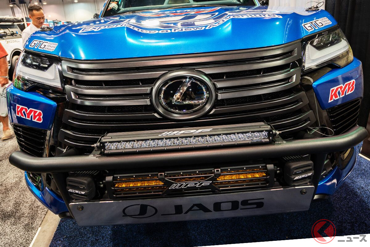 レクサス「高級SUV」のド派手カスタム仕様お披露目！「LX600」で過酷競技にJAOSが参戦する理由とは