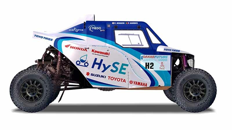 【ホンダ】バイク用水素エンジン搭載のラリーカー「HySE-X2」がダカール2025に参戦