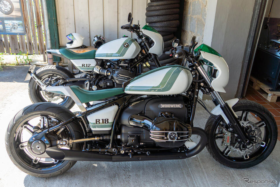 BMW『R12』と『R18』を“バイエルンの森”カスタム、「スピード・シスターズ」発表