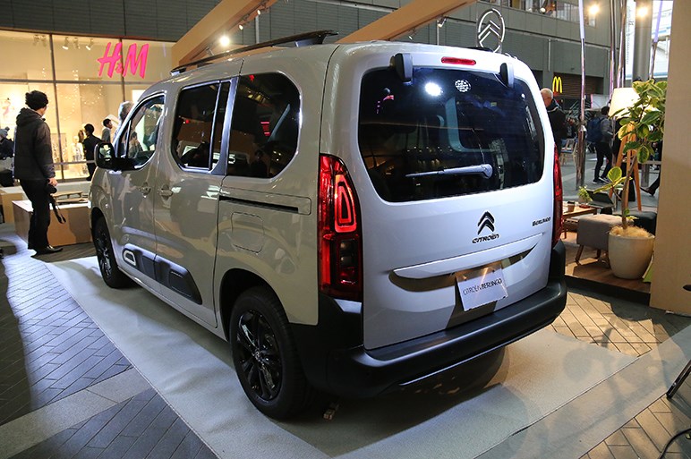 5時間で完売したシトロエンのファミリーMPV・ベルランゴに追加枠。二子玉川ライズで実車も展示