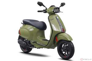 勇敢でアグレッシブなブラックアウト仕上げでスポーティに!! ベスパ「スプリントS150」2025年モデル発売