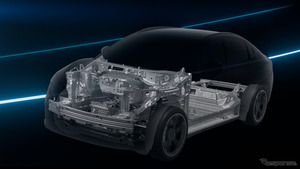 日産『リーフ』次期型、新型電動パワートレイン「3-in-1」初採用へ…モーターは214馬力