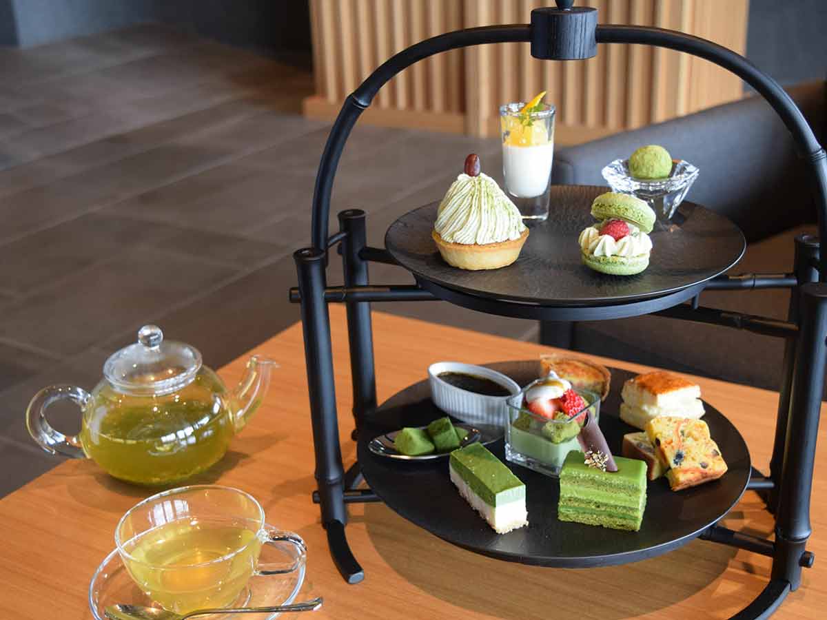 「熱海パールスターホテル」が静岡産抹茶製茶会社「ぐり茶の五⼗鈴園」とコラボレーション。新作スイーツ2種類を5⽉1⽇（⽉）から販売