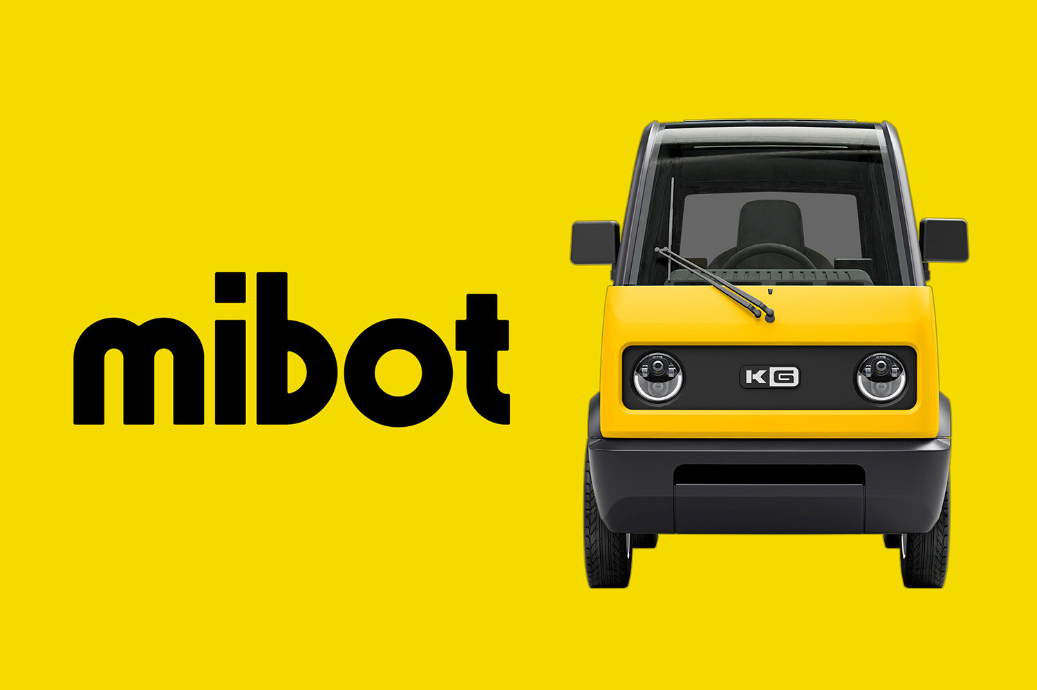 KGモーターズがオリジナル超小型モビリティの正式名称を「mibot」と発表！　世界で活躍するイラストレーターのカミガキヒロフミさんとのコラボも実現