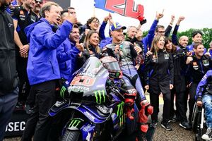 【MotoGP】クアルタラロ、スプリント3位は「予想していなかった。ブレーキングが鍵だったね」｜MotoGPドイツGP