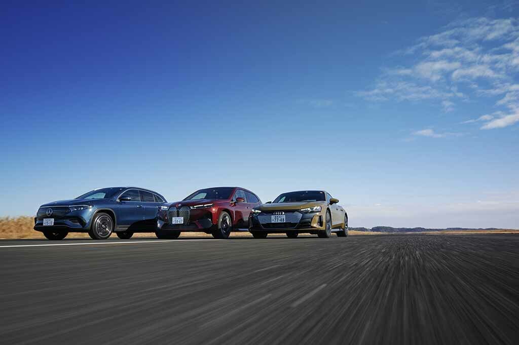 「メルセデスEQ EQA×BMW iX×アウディe-tron GT」フレンドリー、先進性、高性能を体現する最新EVが揃い踏み！【メルセデス・ベンツ×BMW×アウディ2022】