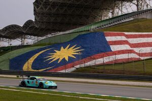 スーパーGTセパンでGT300ワイルドカードのポルシェがFP1最速。しかしボコラチーは冷静「リザルト通りの状況とは思っていない」