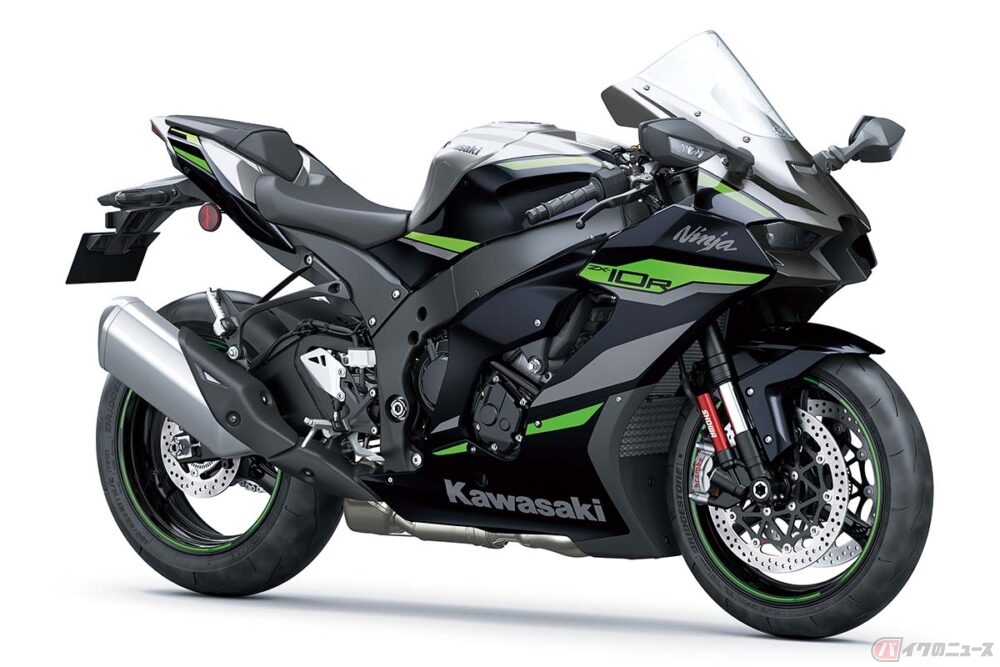 カワサキ「Ninja ZX-10R」シリーズ 新色&グラフィックを採用した