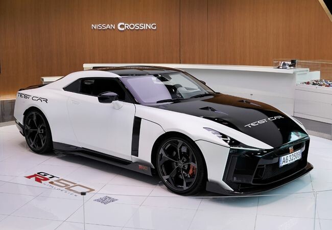 「NISSAN CROSSING」にて「Nissan GT-R50 by Italdesign」テストカーを展示