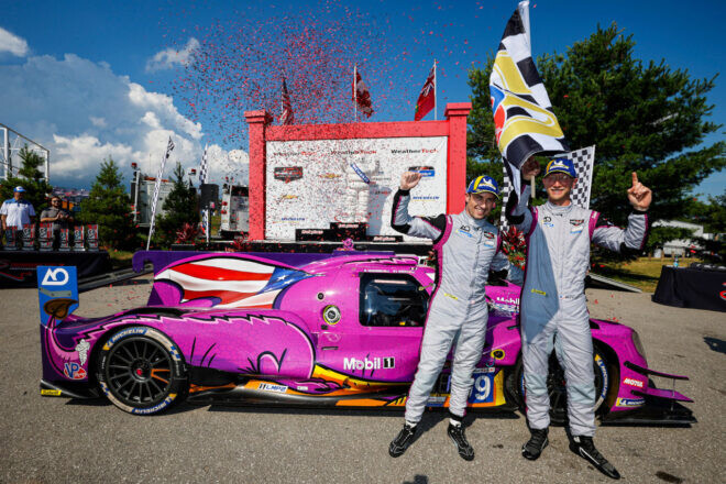 波乱のIMSAカナダ戦は“龍”が主役に。AOレーシングLMP2初優勝、GTDプロ＆GTDも逆転の嵐