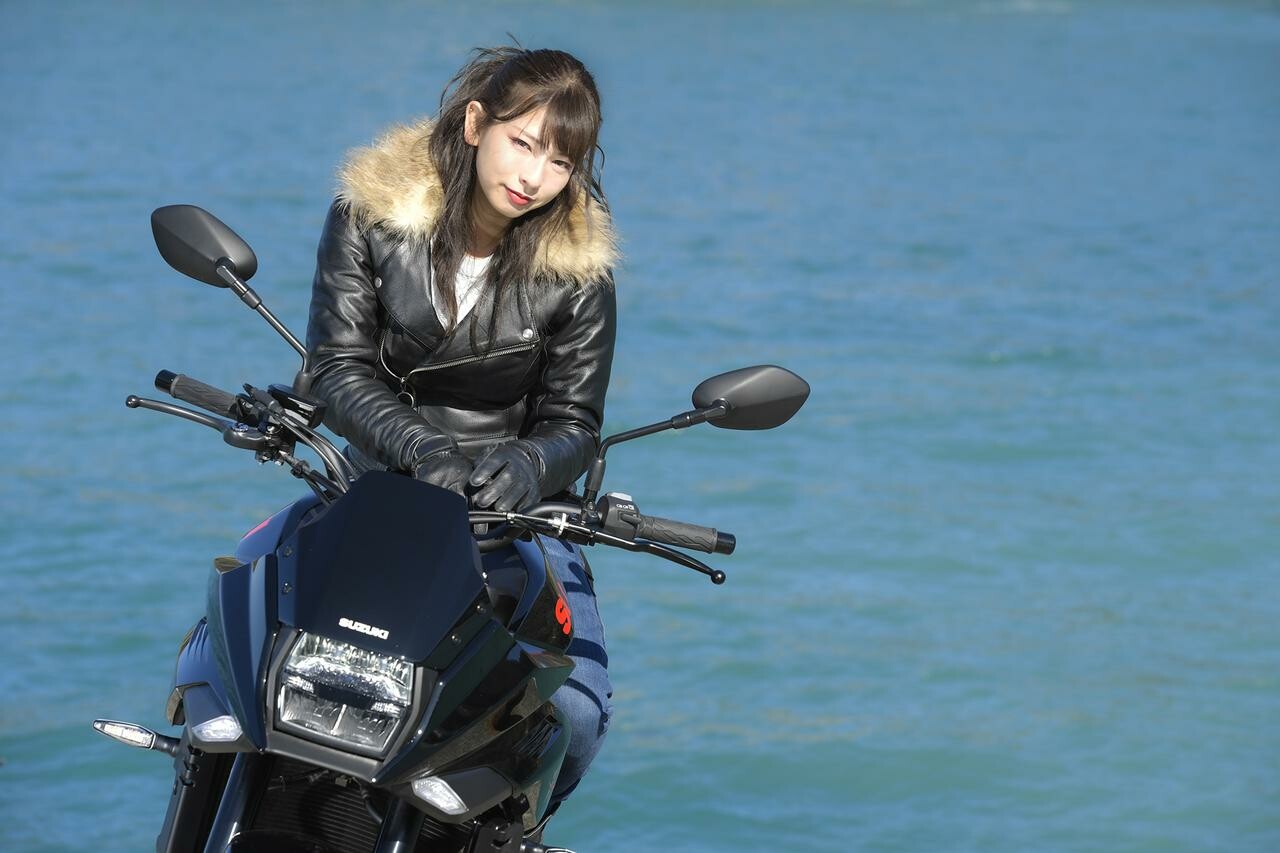 葉月美優×KATANA(2)【スズキのバイク！と女子ライダーのPHOTO GRAVURE】