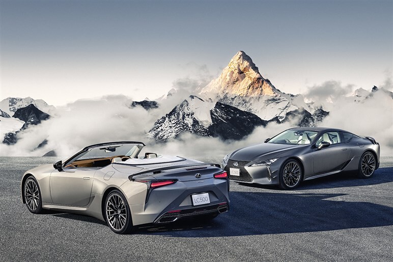 【限定100台】V8搭載レクサス「LC」に特別仕様車「ピナクル」登場。新色×専用エアロで魅せるレクサスの頂点…受付は8月7日まで