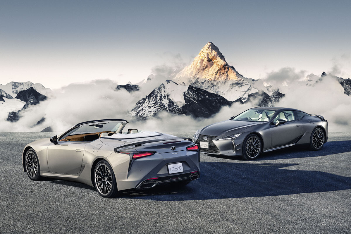【レクサス】LC500が一部改良 固定式リアウイング装備の特別仕様車“ピナクル”は各100台限定