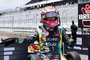 富士5連勝へ視界良好。前戦独走優勝の坪井翔がPP獲得｜スーパーフォーミュラ第7戦