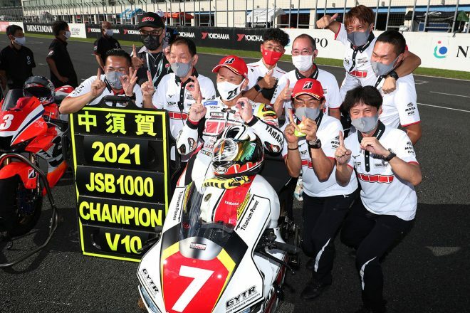 中須賀克行が今季全10レースを制覇。2位争いは名越が制す／全日本ロード第7戦オートポリス JSB1000 レース2