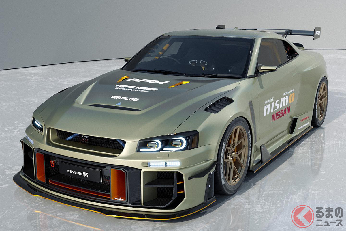 次期型 スカイラインgt R カスタム仕様 を投稿 Vスペックiiカラーの R36 Apx が凄い 話題のレンダリングに計30万いいね くるまのニュース 自動車情報サイト 新車 中古車 Carview