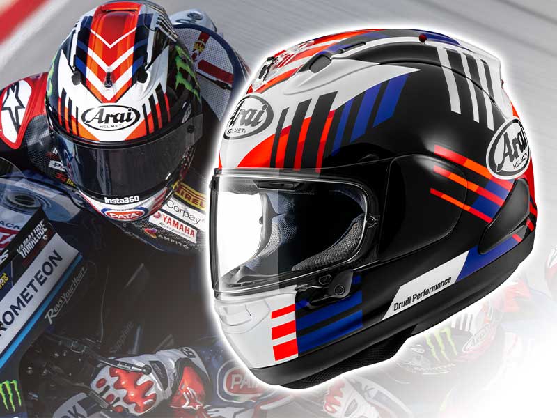 Arai rx-7x ジョナサンレイ ジョナサン・レイ選手の最新レプリカモデル「RX-7X REA SB3」が