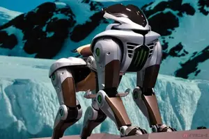 カワサキの「4脚歩行」モビリティが製品化に向け開発着手 2030年開催予定の「サウジアラビア・リヤド万博」会場内モビリティ採用目指す