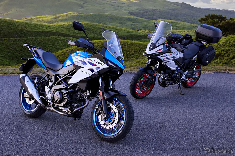 スズキが新型クロスオーバー『SV-7GX』を世界初公開！ 初心者にも優しいV2アドベンチャー、2026年後半に欧州発売