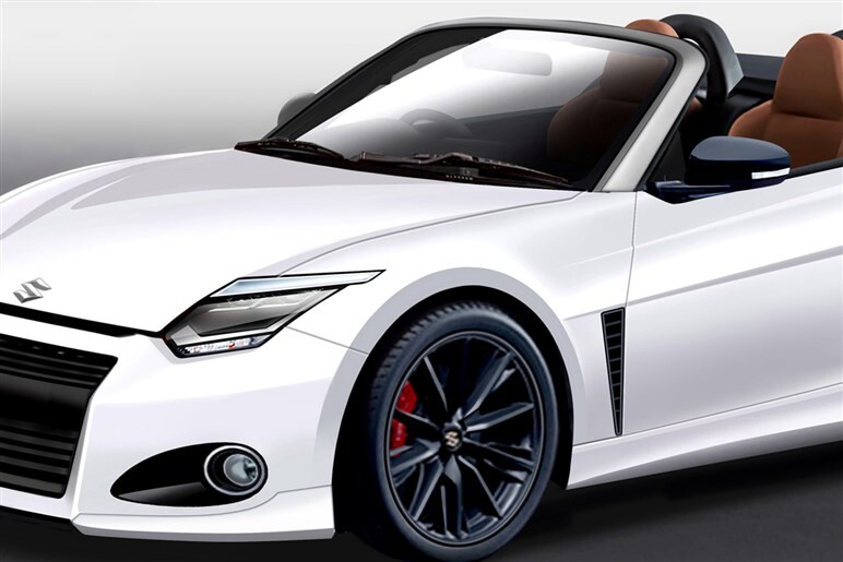 「カプチーノ」復活の最新情報。普通車へボディを拡大しライバルは「GR86」…スズキらしい高コスパも魅力に