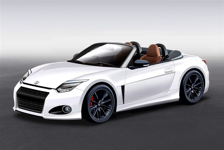 「カプチーノ」復活の最新情報。普通車へボディを拡大しライバルは「GR86」…スズキらしい高コスパも魅力に