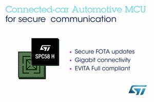  STマイクロエレクトロニクス ：コネクテッド・カー向けにセキュアな遠隔更新と高速車載ネットワークを実現する新しい車載用32bitマイコンを発表 