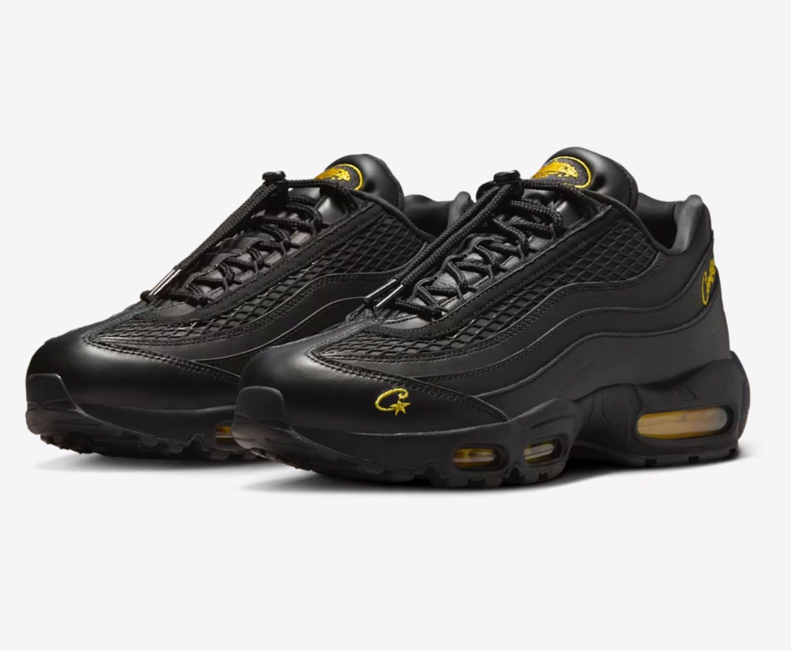 ナイキ「エア マックス 95 x Corteiz “Black and Tour Yellow”」はクールなブラックにイエローがアクセント──GQ新着スニーカー